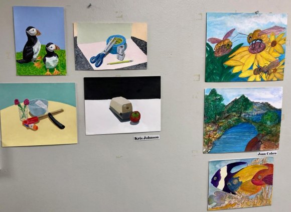 Senior Center Art Salon, Loving Creativity Senior Center Art Salon, Loving Creativity